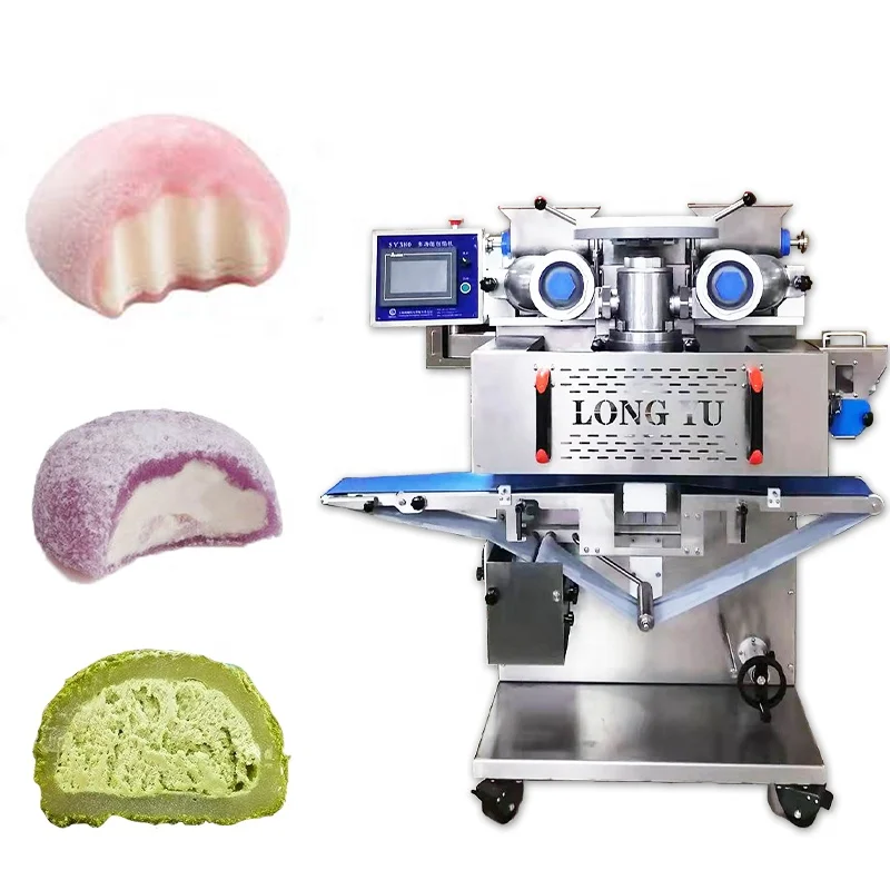 2022 longyu sweet Japanese daifuku mochi machine ice cream mochi machine automatic mochi small machine