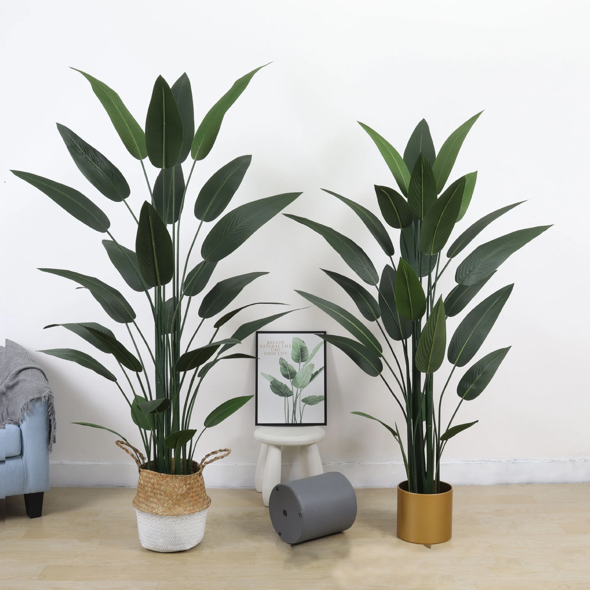 Garden Modern Decor tropical plant traveler banana tree Artificial Paradise Bird Plants for office green decoration