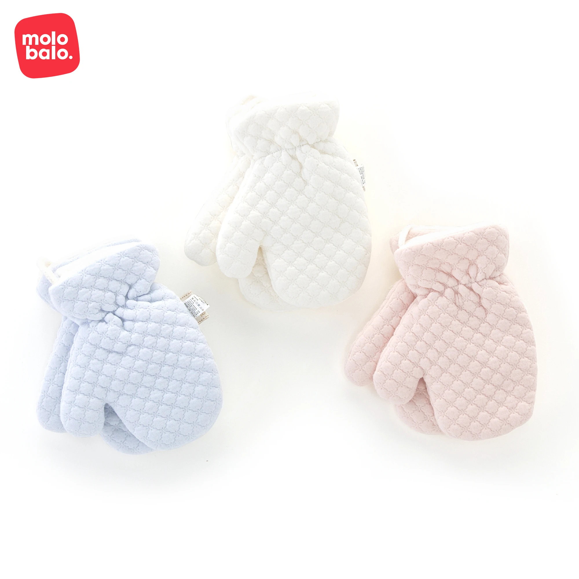 Baby Winter Knit Warm Full Finger Gloves Children Student Outdoor Cotton Mittens For Christmas Gift