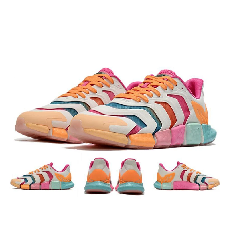 Men Sport Running Sneaker Shoes Custom Brand Designer Fashion Sneakers Lace up Mix-color Fitness Walking