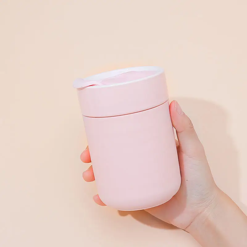 Wholesale Insulated Travel Tumbler Portable Ceramic Coffee Mug With Lid