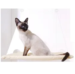 Hot selling cat hammock window hanging sucker hanging bed swing cat sunbathing cat sofa