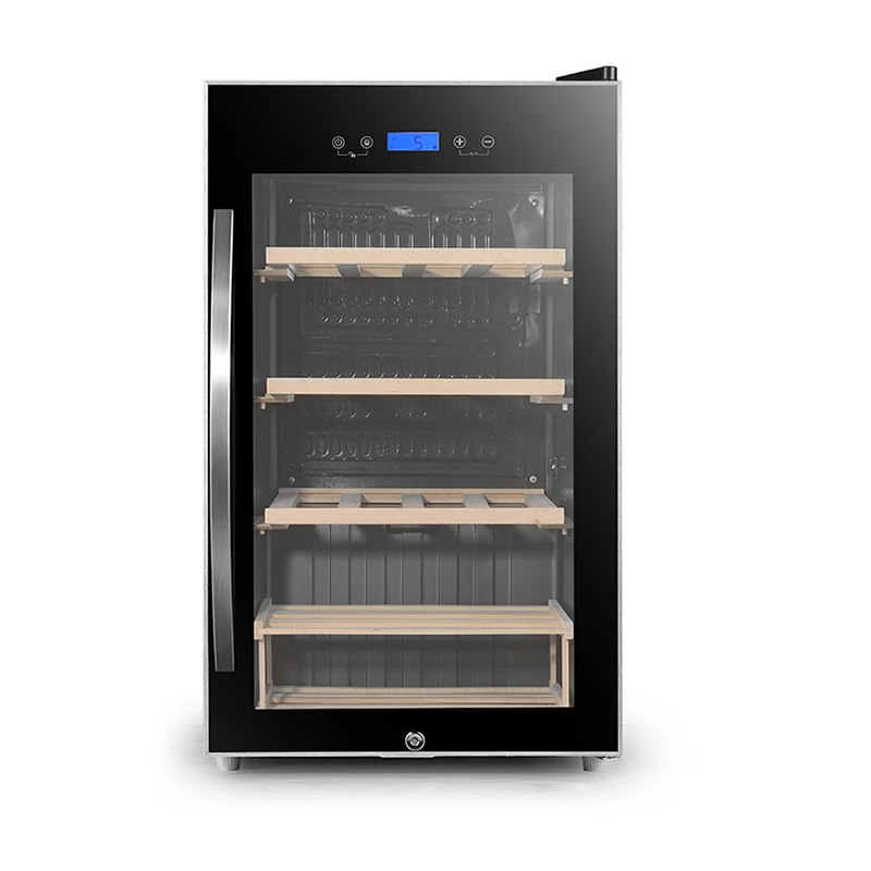 25 bottles upright single zone thermoelectric portable wine cooler