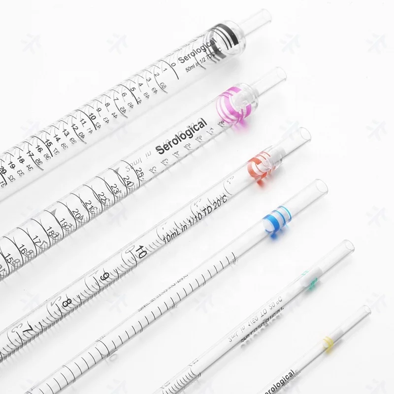 Laboratory Pipette Medical Lab Disposable 1ml 2ml 5ml 10ml Plastic Sterile Serological Pipette