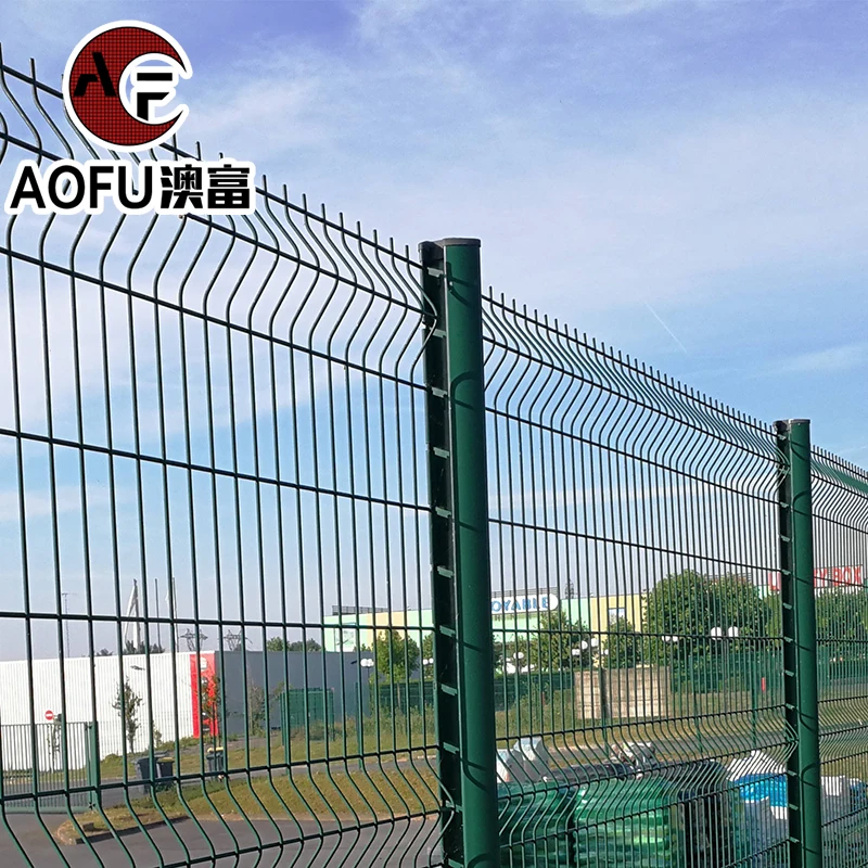 Welded Wire Mesh Panel Decorative Garden Curve 3D Fence For Houses cheap pvc coated metal High Quality