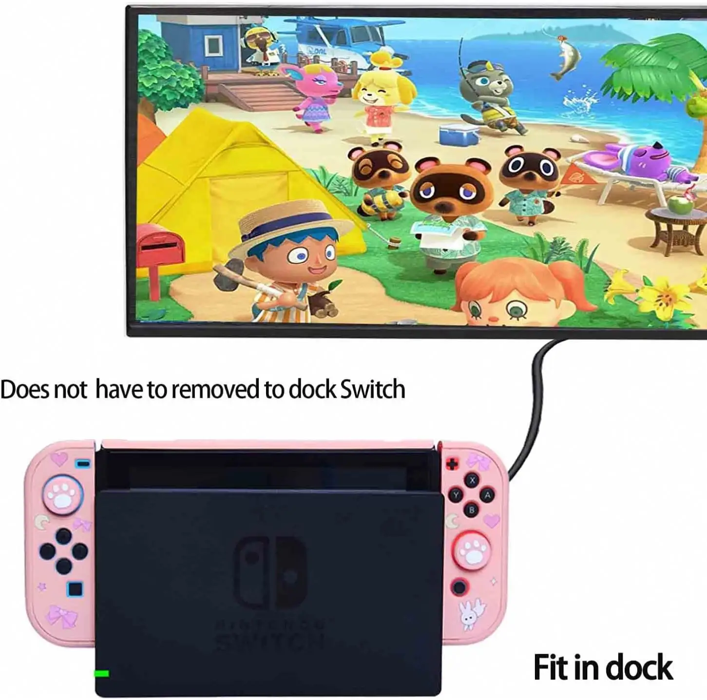 Комплект аксессуаров для Nintendo Switch-розовый комплект в женском стиле с чехлом и сумкой Сейлор Мун