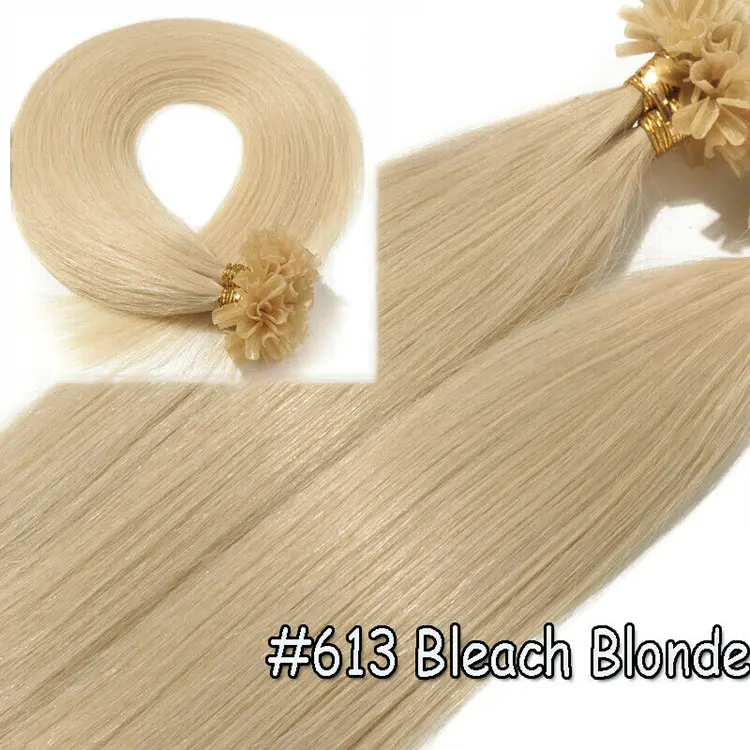 Hair Remy U Tip Pre Bonded Extension Remy Human Keratin Hair U Tip Hair Extensions