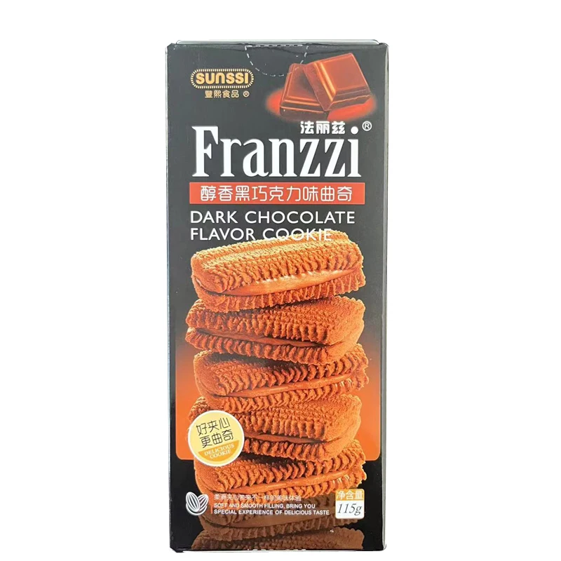 Chinese Snack Frannzzi Cookies Various Flavored Sandwich Falittz Cookies Biscuit