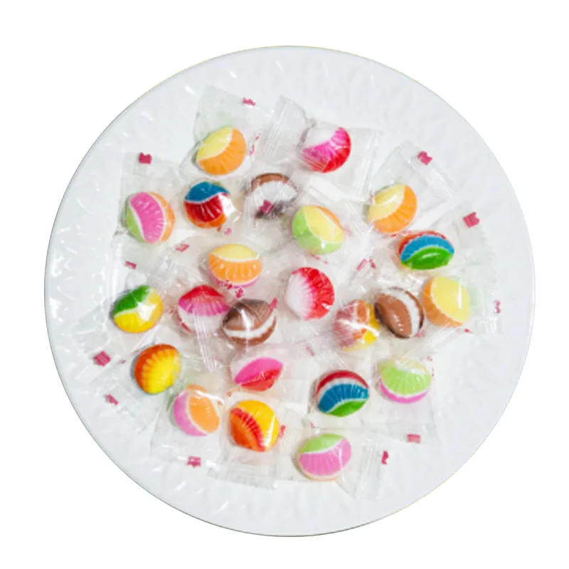 Wholesale China Bulk Sweets Fine Candy Small hydrangea coloured fruit candy Cute creative bulk candy