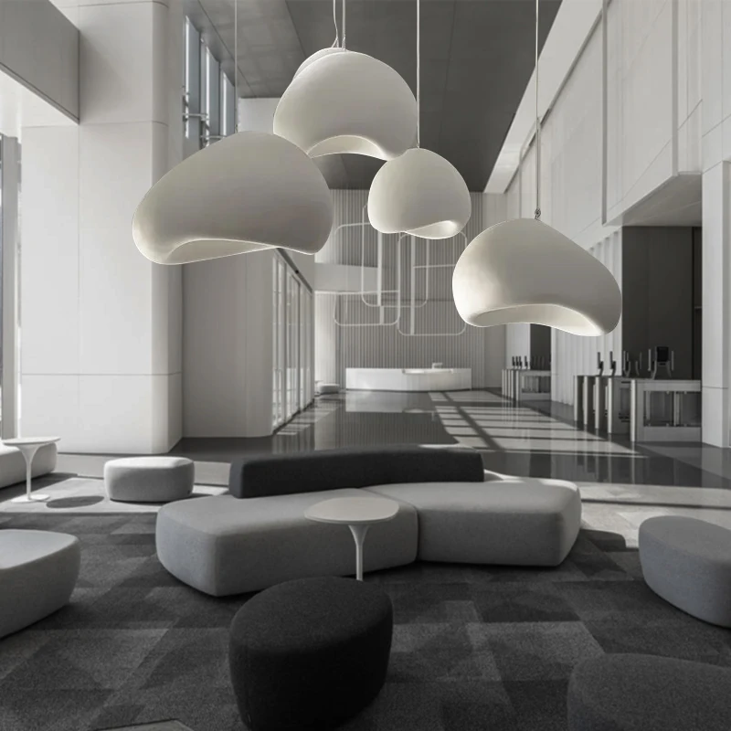 Wholesale Modern Chandelier Lighting New Grey Nordic Creative  Restaurant Bar Dining Room Design Led Chandelier Pendant Light