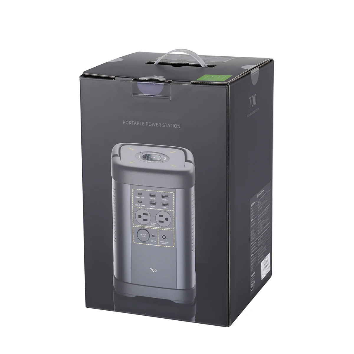 EV Backups Powered Electric Generator 1000w Lifepo4 Battery Portable Power Station Solar Generator With Panel Completed Set