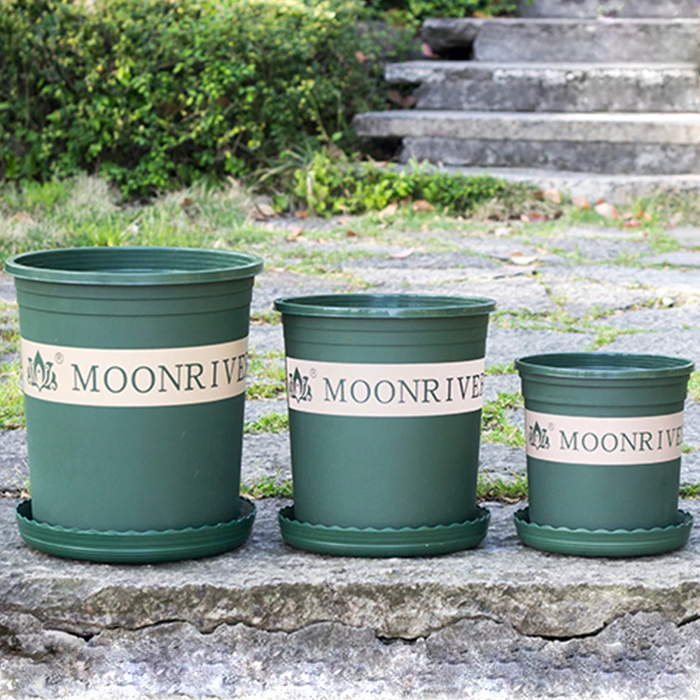 Hot sale 1 /1.5 / 2 / 3 / 5 gallon plastic planter nursery pots for plants flowerpot