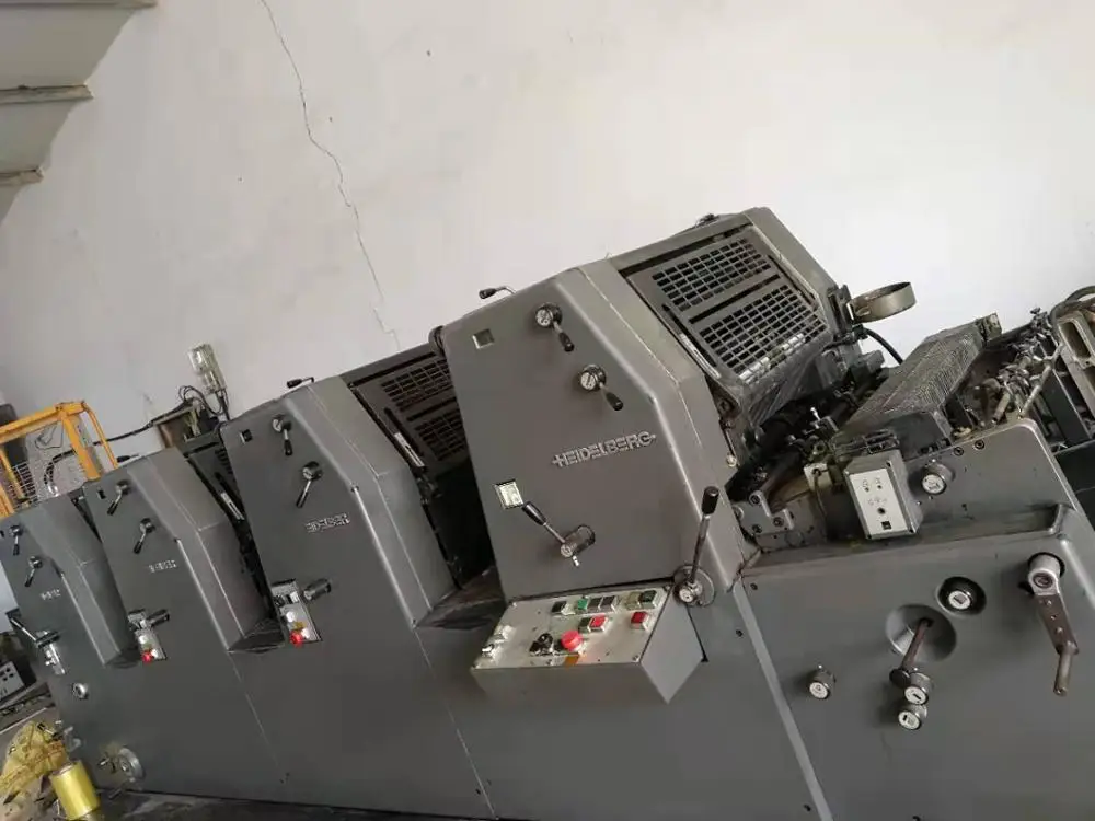 
second hand gto 4 colours 36x52 offset printing machine 