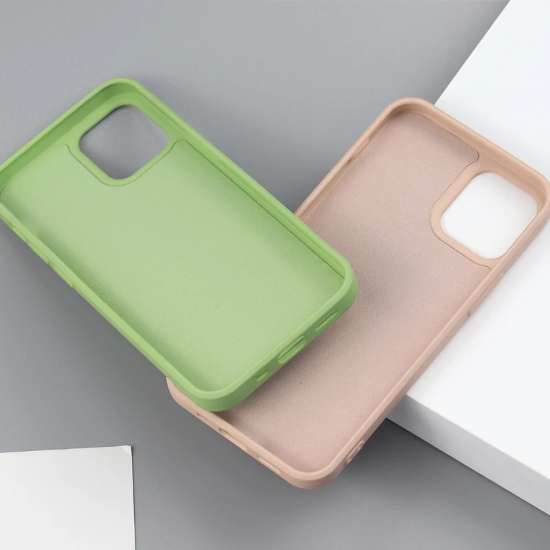 Высокое качество жидкий силикон чехол на телефон для Iphone 14 13 12 11 Pro Max