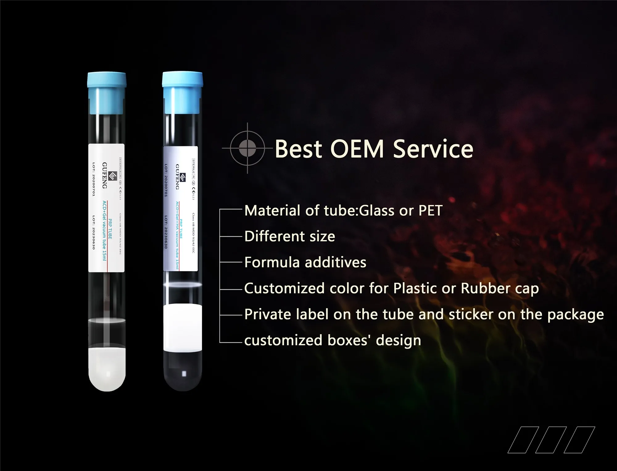 2022 new products medical sterile prp tube stem cell centrifuge machine