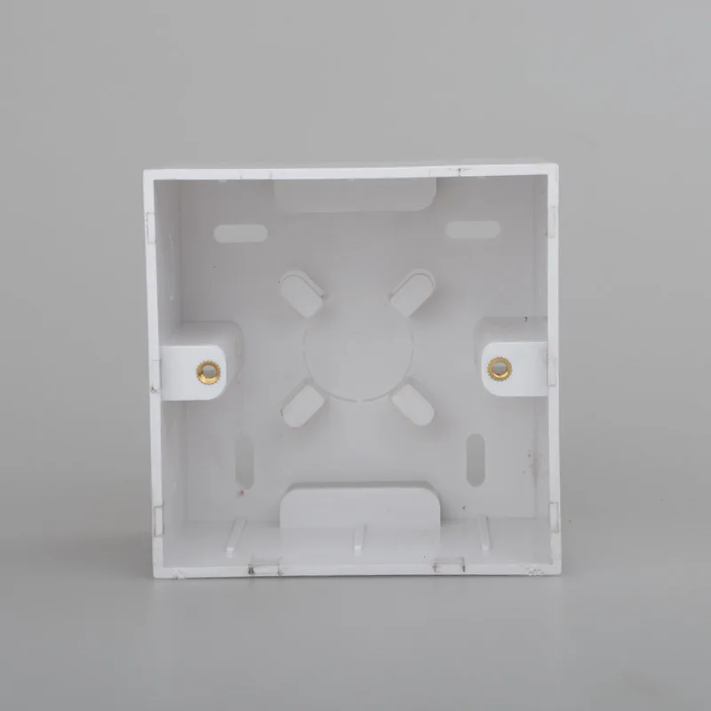 86 Type Plastic Wall Mounted Bottom Box Outlet Sockets Back FTTH Optical Switch back box