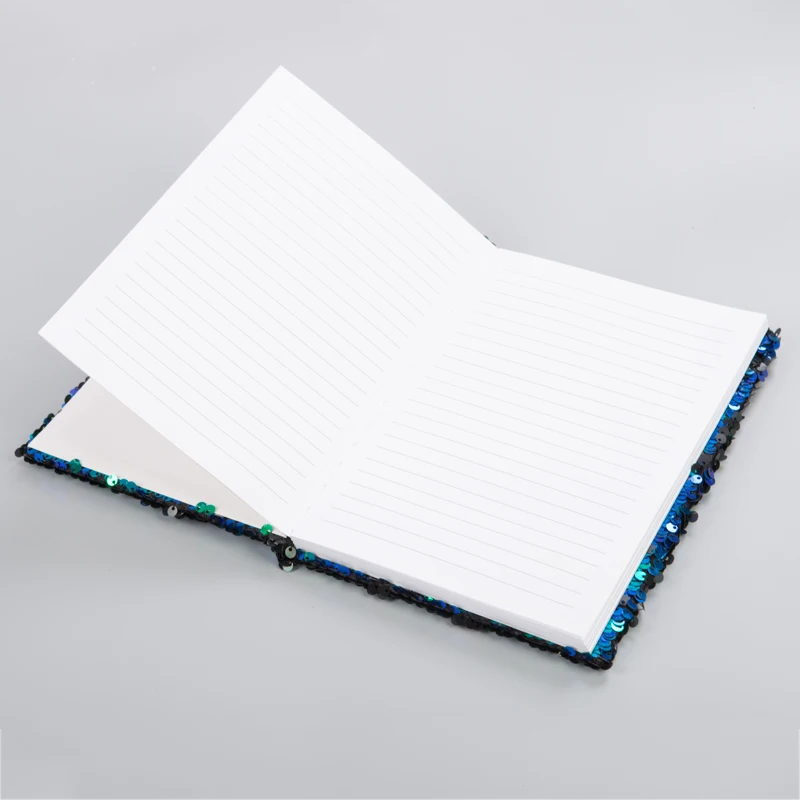 Sublimation Kawaii Cute Sequin Notebook Travel Journal Diary Notebook