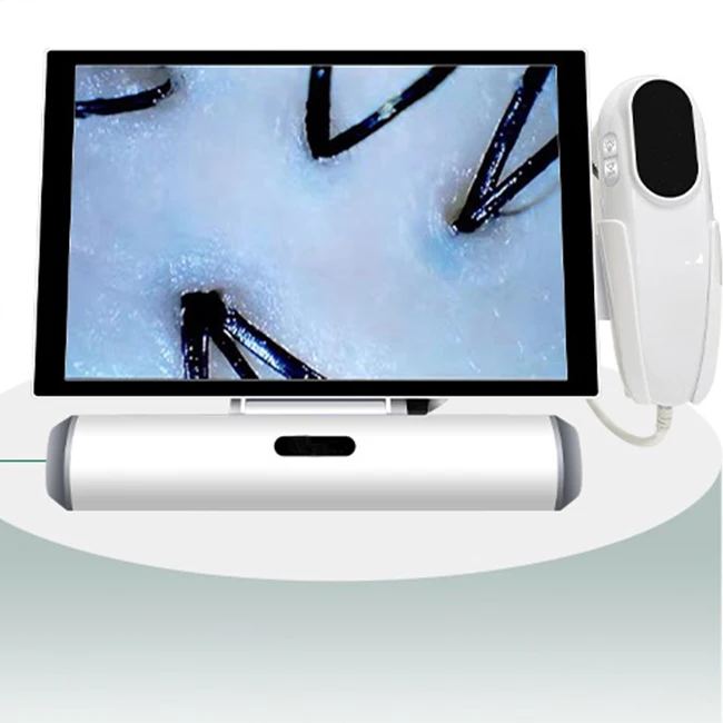 Desktop Hair Scalp Skin Detection  LCD Screen  Facial and Head Analysis  Machine SA-S13 Skin and Hair Analyzer