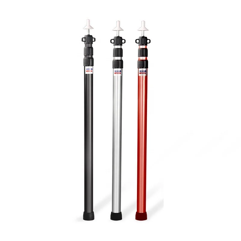 Naturtravel Lightweight Outdoor Telescopic Aluminum Tent Pole Adjustable Waterproof Folding Can Be Customized
