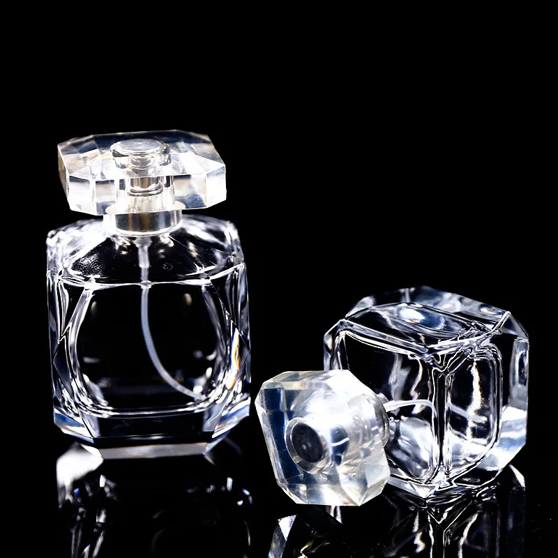 Square perfume bottle  luxury perfume bottle  50ml  100ml  glass perfume bottles