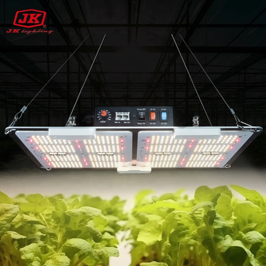 JK TOP04 LED  GROW LIGHT Full cycle Spectrum 630 600W Samsung lm281B lm301b lm301h With Far Red 660nm IR UV Pcb Board