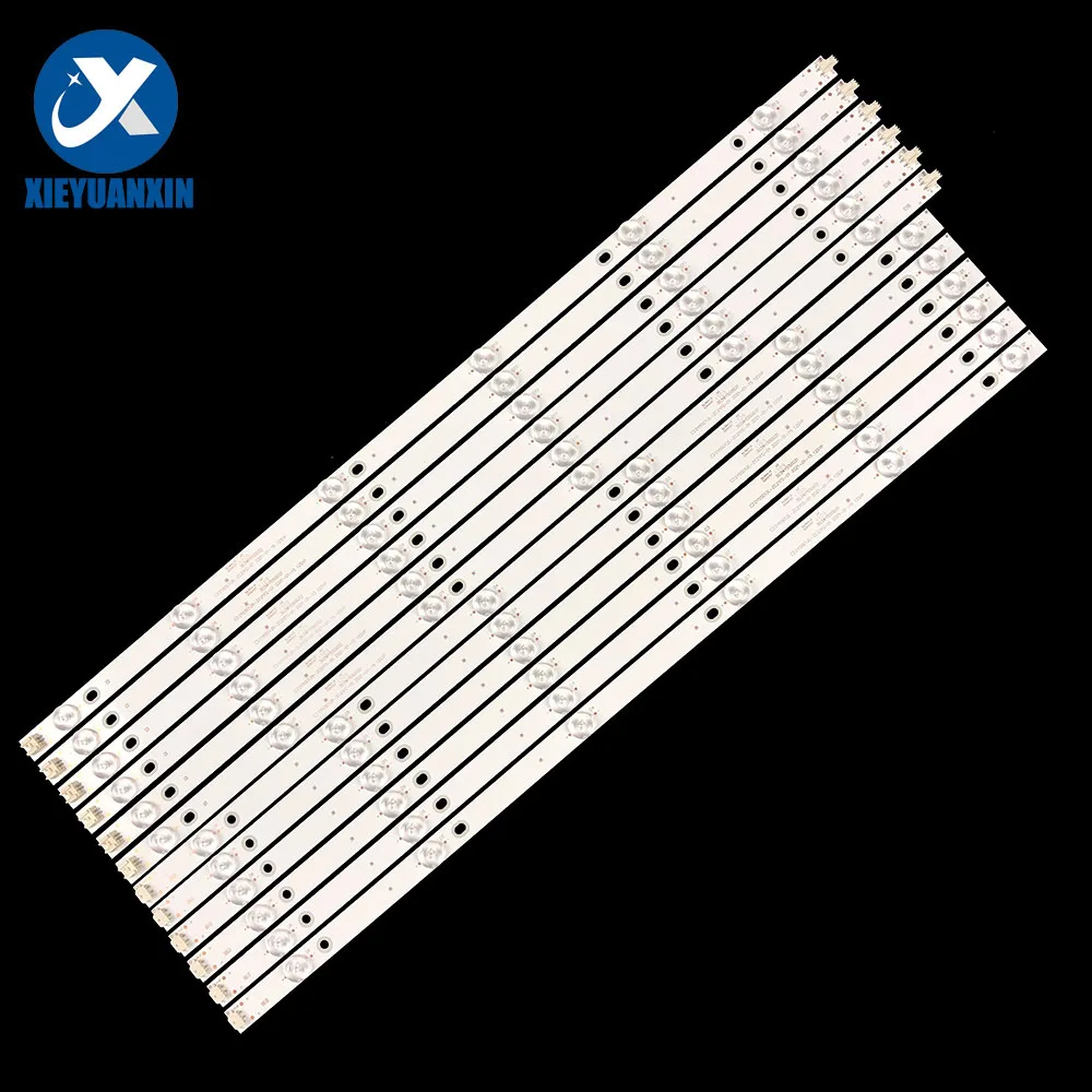 Led light strip for Panda 55inch 6+6 Backlight Strip TV Spare Parts 3pcs/set 913mm LCD TV Backlight Strips
