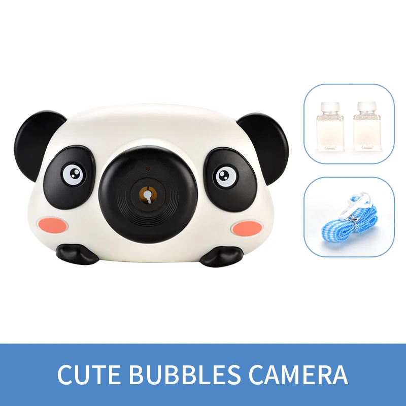 Wholesale Children Camera Bubble Toy Animal Frog Automatic Bubble Machine with Window Box