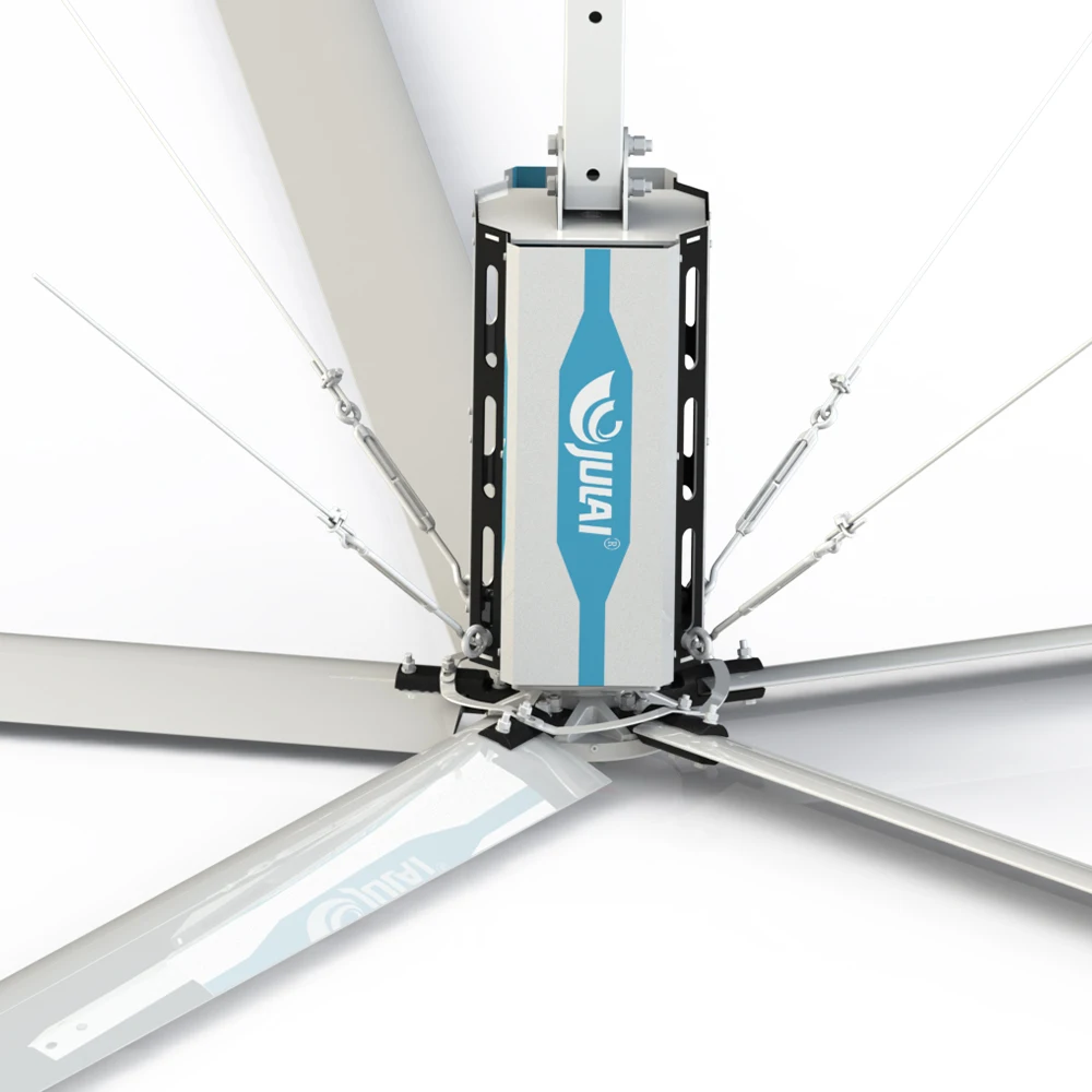 JULAI 24 ft hvls промышленный вентилятор 7 3 м большие промышленные потолочные