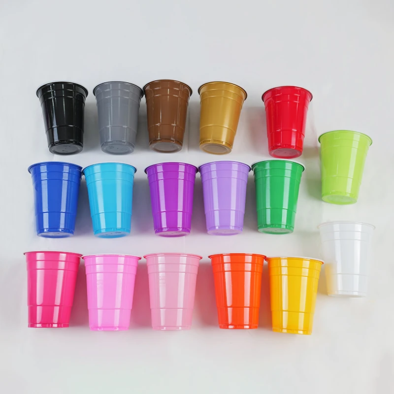 Hot Selling Disposable Plastic Beer Pong Drinking Cup 16 Oz Red Cups Plastic Wine Cup