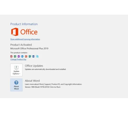 
 Подлинный лицензионный ключ Microsoft Office 2019 Pro Plus для 64 бит OS | Полная версия  