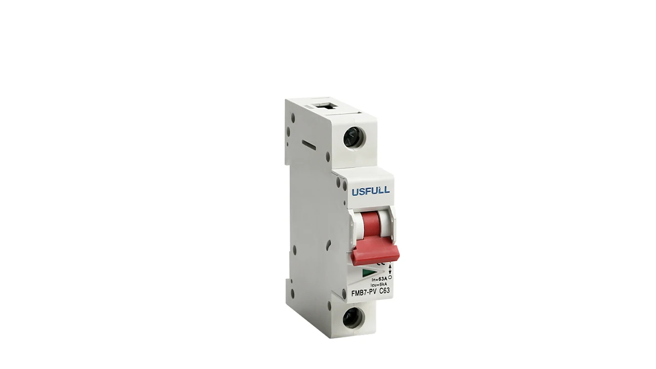 
FMB7 PV-63 IEC60947 15 amp 20 amp 50 amp 63a 3p 12v 24v 250v 500v 1000v mini circuit breaker dc mcb 