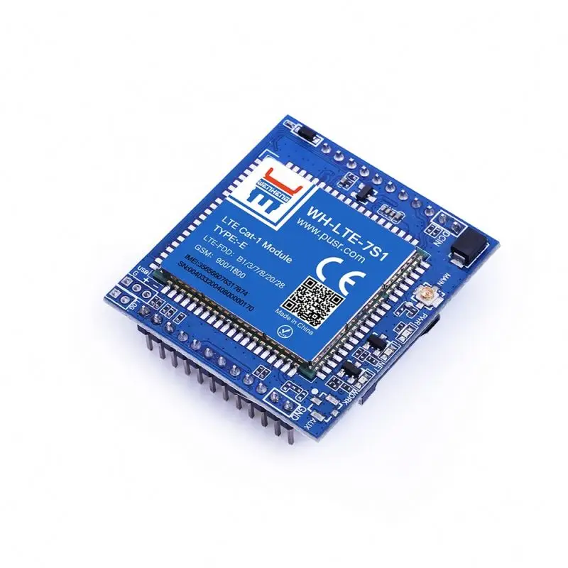 WH-LTE-7S1-E DIP Type LTE Cat 1 коммуникационный модуль Gsm модем поддержка платформы MQTT IoT