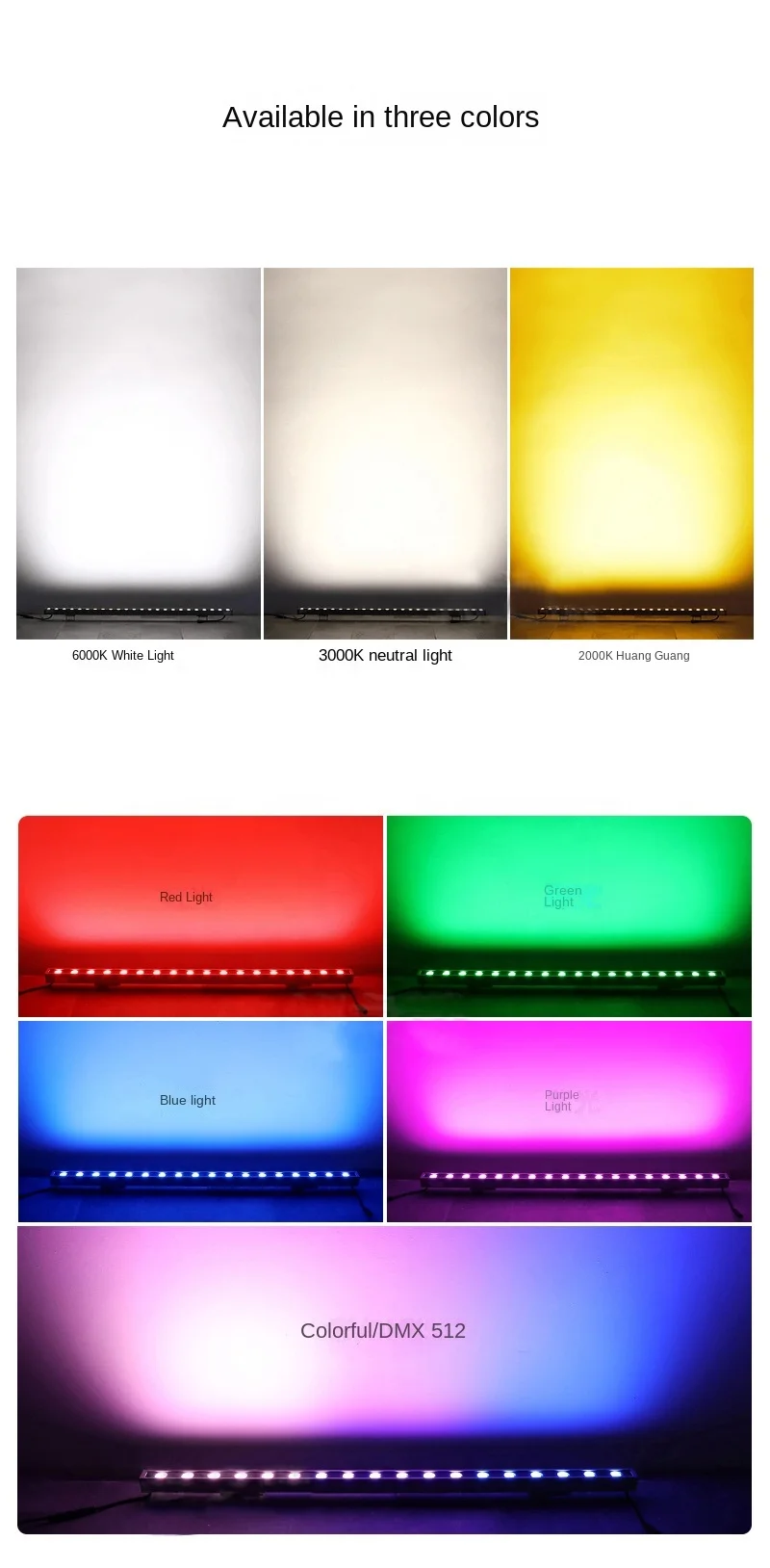 9 Вт RGB светодиодные подоконные светильники архитектурное освещение настенные красочные бра Водонепроницаемый Пейзаж декоративный