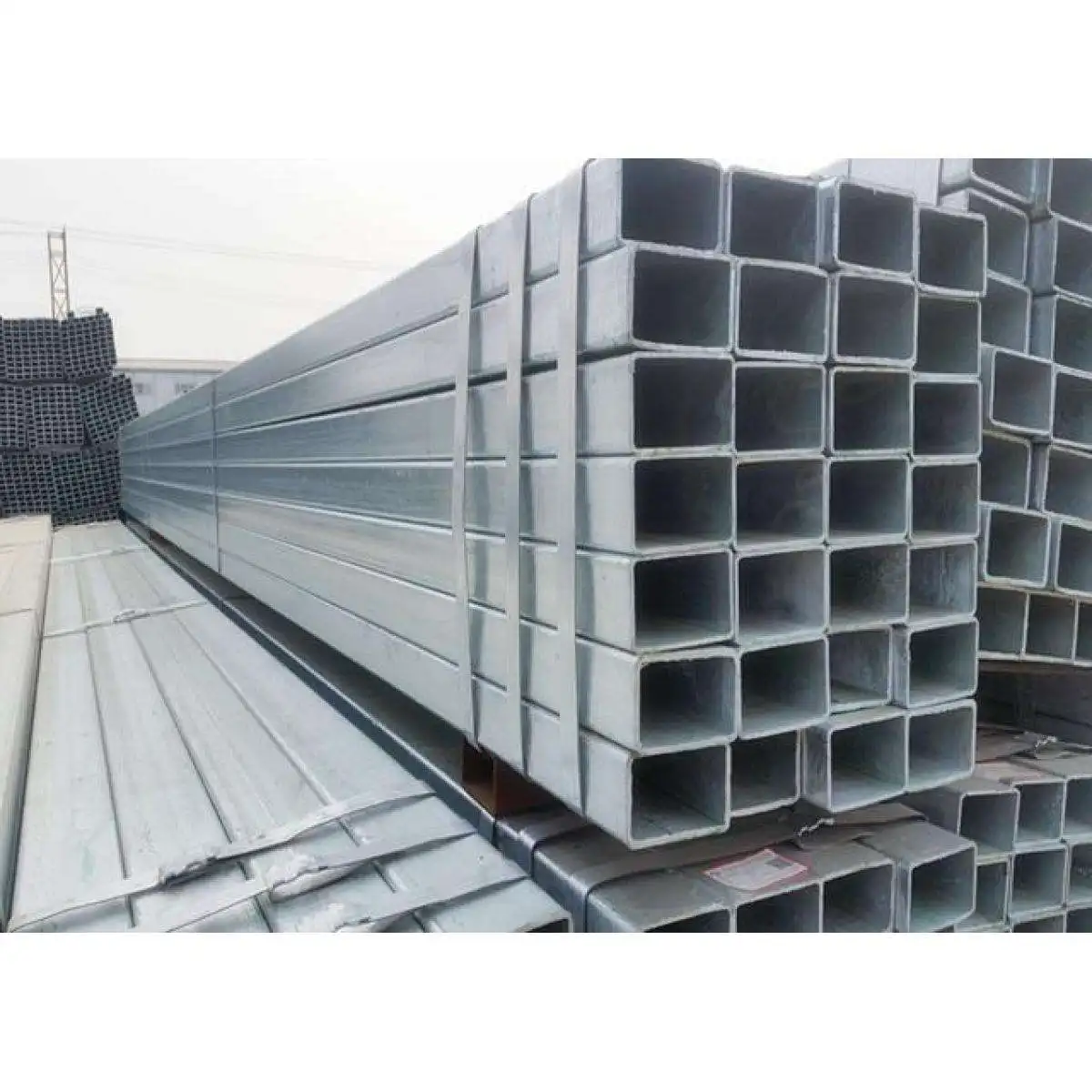 Распродажа от производителя оцинкованная квадратная труба ASTM 70x70 100x100 ms стальная