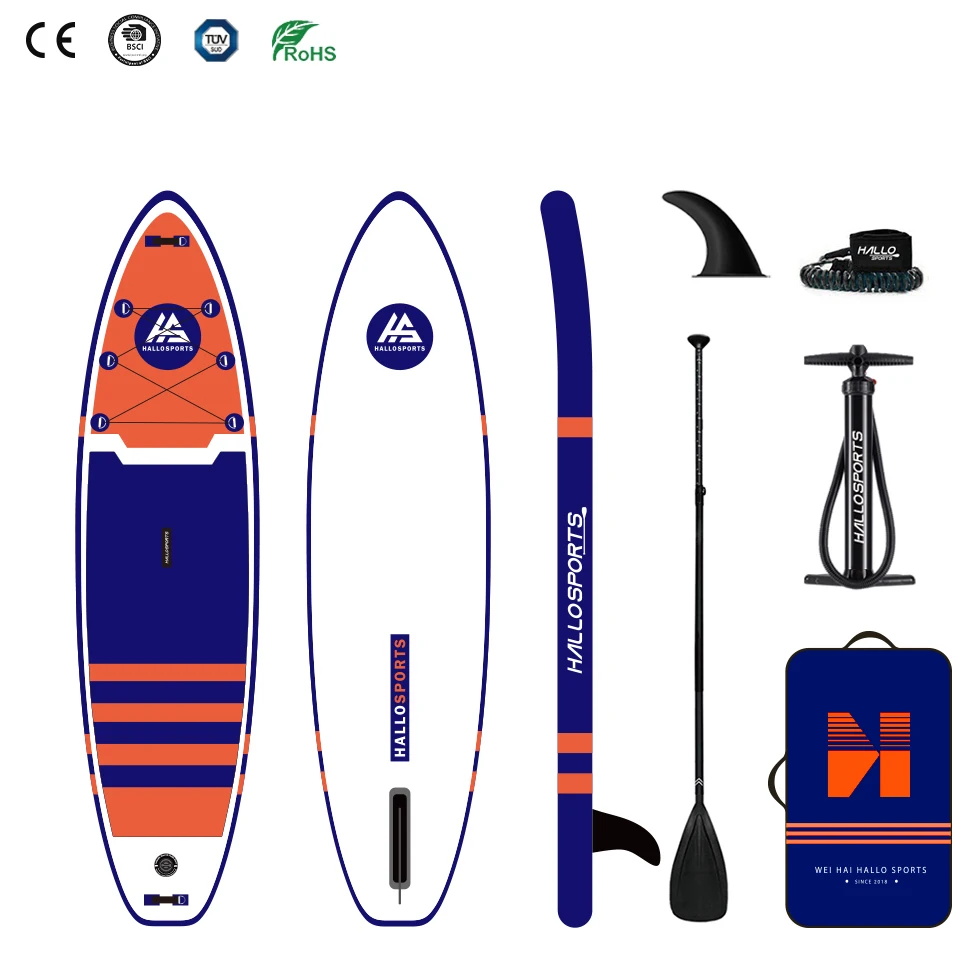 Hallosports 082 premium yoga stand up paddle board sup board paddle board for surfing