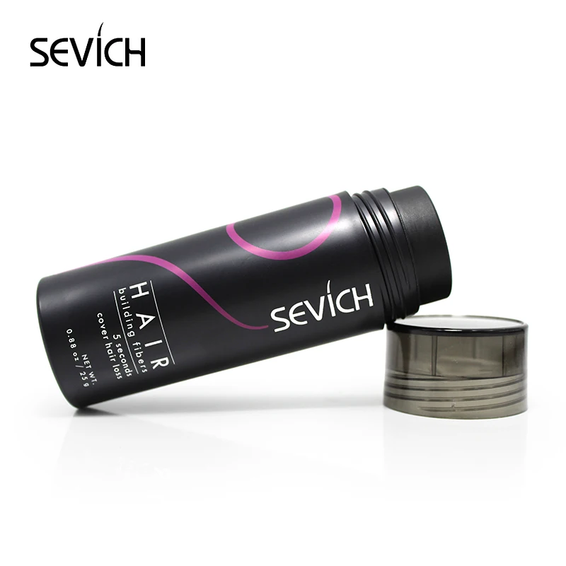 Sevich черная пустая бутылка 25 г волокна волос