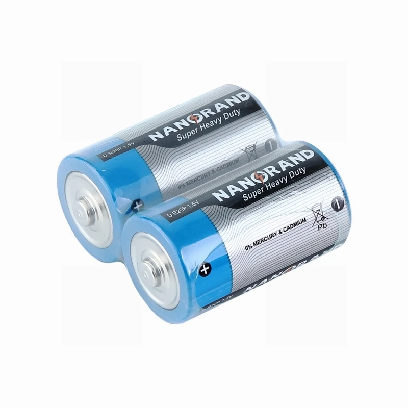 Carbon Zinc Dry Cell Battery 1.5v R20p C Size Um1 Battery With Ce/rohs/mads