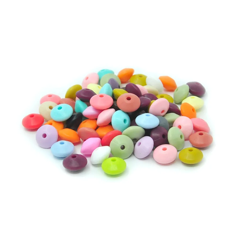 Customized Color BPA Free Mutil Color Sensory Silicone Beads Silicon