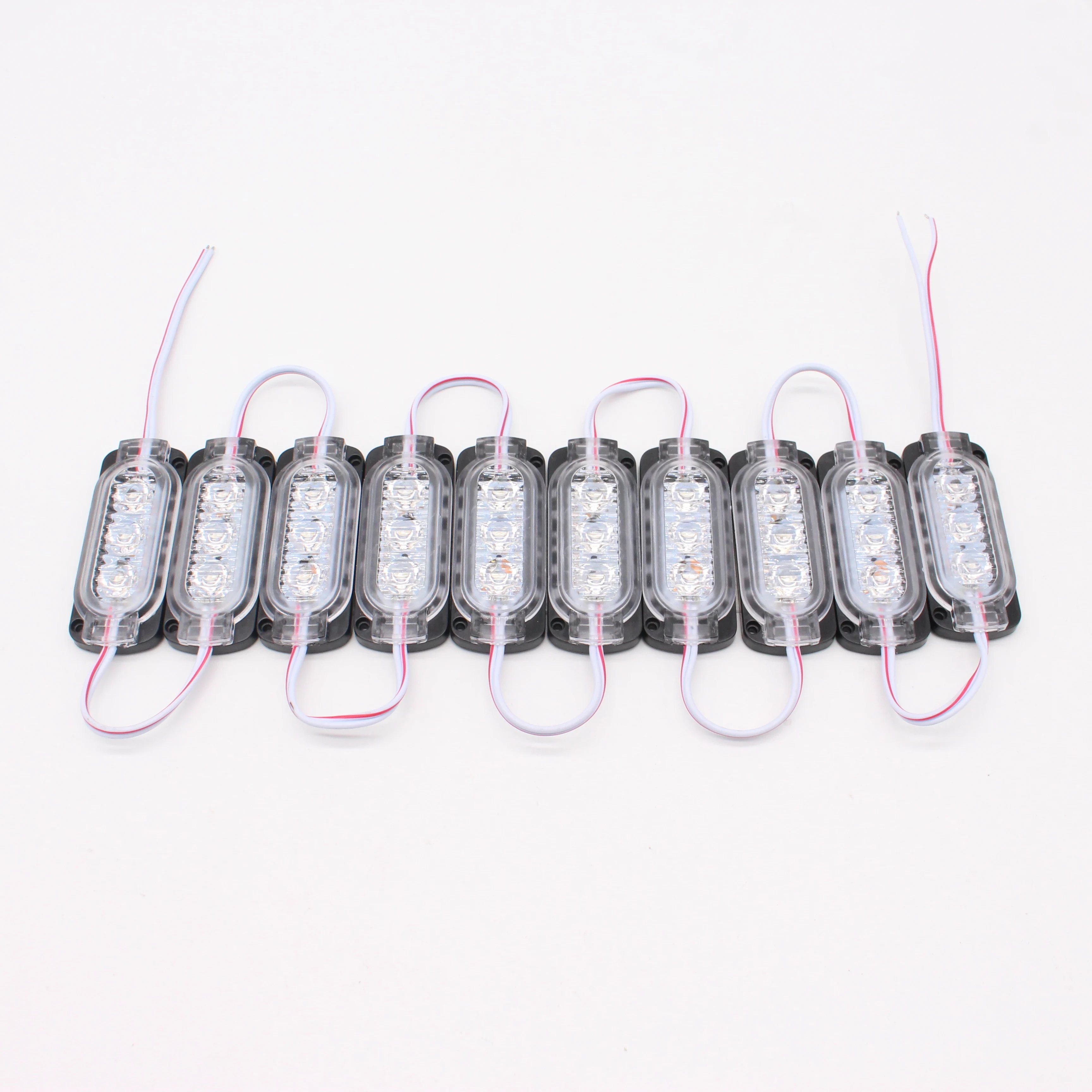 High Quality RGB Flash led Module  Trailer Tail Module Lights Bar Waterproof 3 LED DC12V Truck Identification light