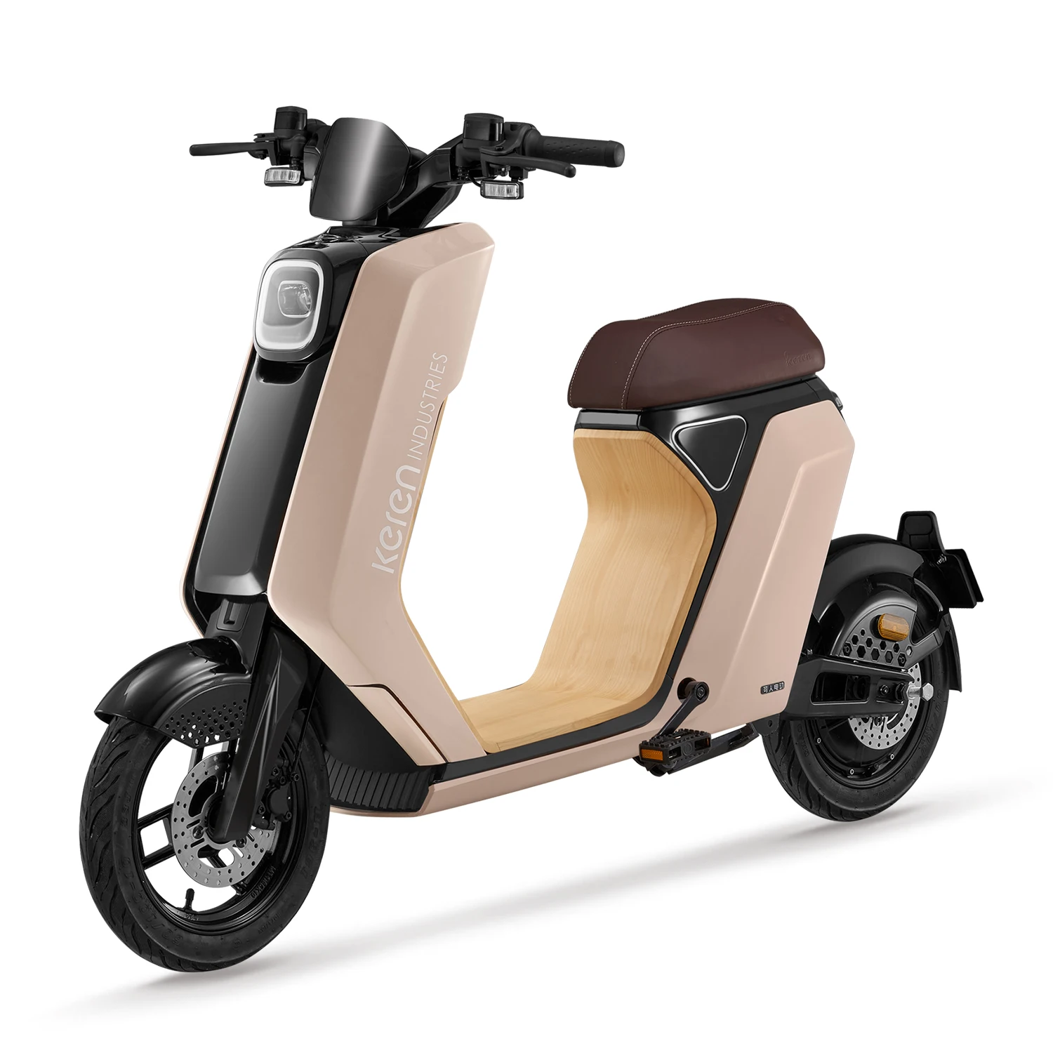 48V 400W E Moped Electric Two Wheeler Motorcycle Scooter with Pedals
