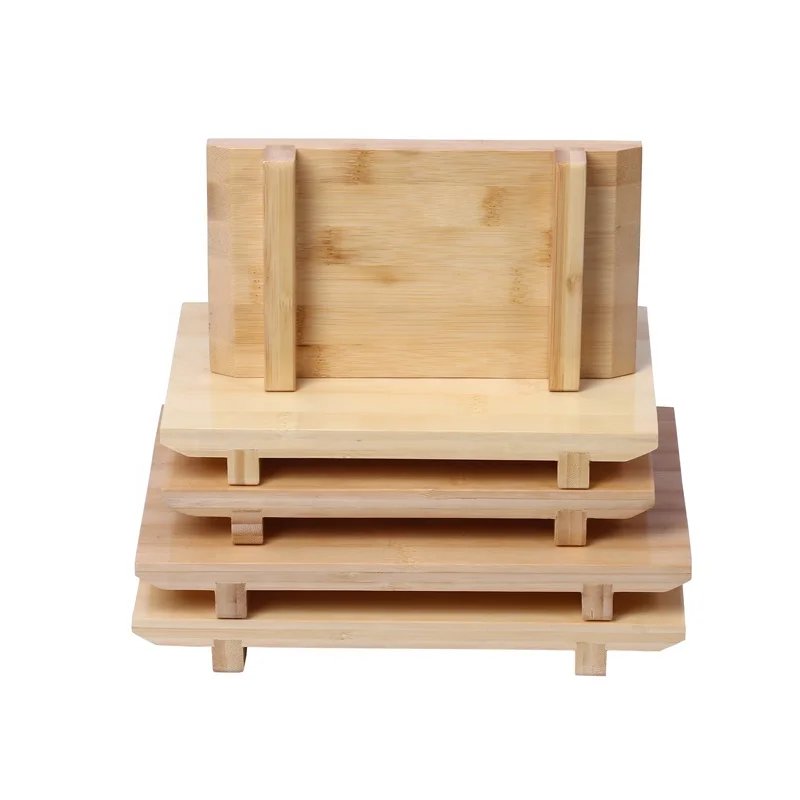 
Japanese bamboo wooden sushi chopping board making tool sets 