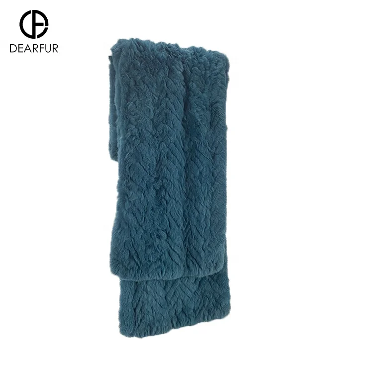 Оптовая продажа 2022, мягкий шарф из натурального меха, женские зимние теплые шарфы для девочек, вязаные меховые шарфы