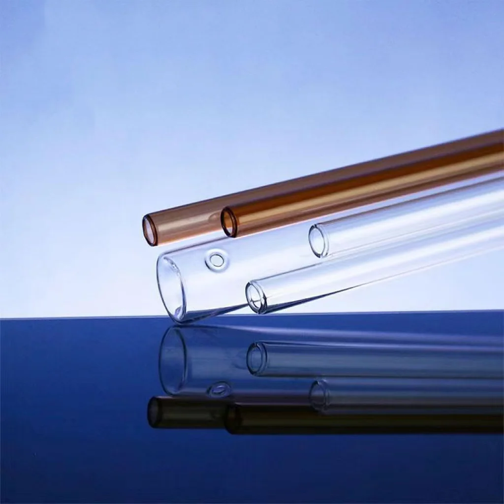 Chinese Supplier of Customized Clear or Amber Borosilicate Glass Tube Pipes