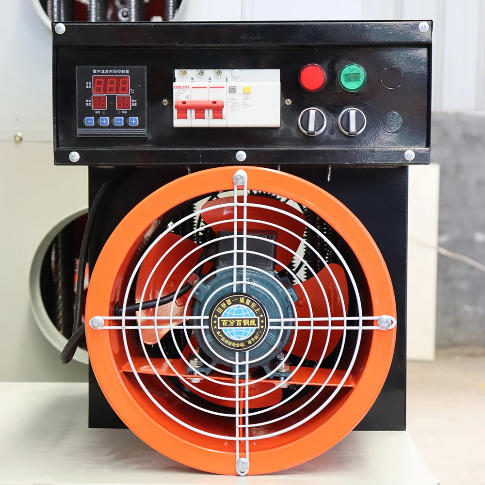 Electrical air heater 15kw coil Fan heaters air duct heaters for Factory warehouse poultry house greenhouse