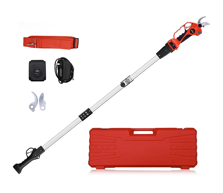 Wholesale Electric Pruner Rechargeable Pruner Shears Garden Plants Cutter Rubber Adjustable Lithium Batter Anti-slip Grip 21V