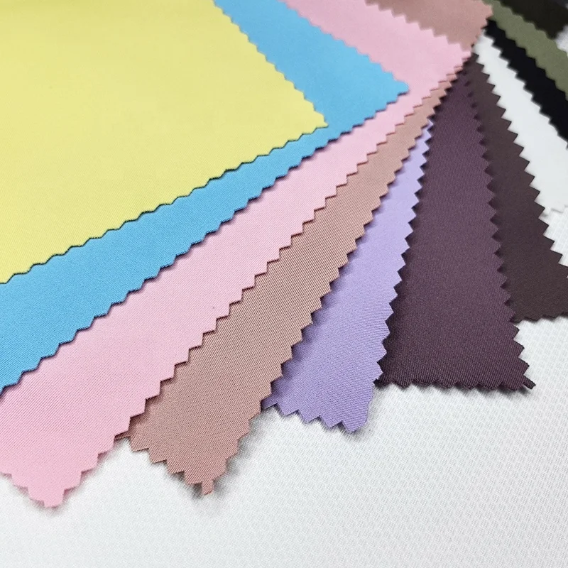 4 Way Stretch Polyester Spandex Interlock Sport Knit Fabric For Sportswear Sport Top Yogawear Leggings