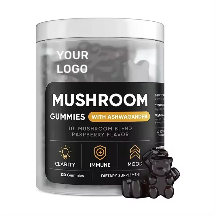 OEM ODM High Quality Mushroom Complex Gummies Booster Brain Boost Lion Mane Mushroom Gummies
