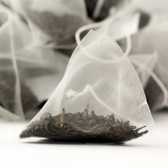 China Factory Supply Triangle Teabag Pyramid Teabag With Customized Tea Bag Triangle Pyramid Tea Bag