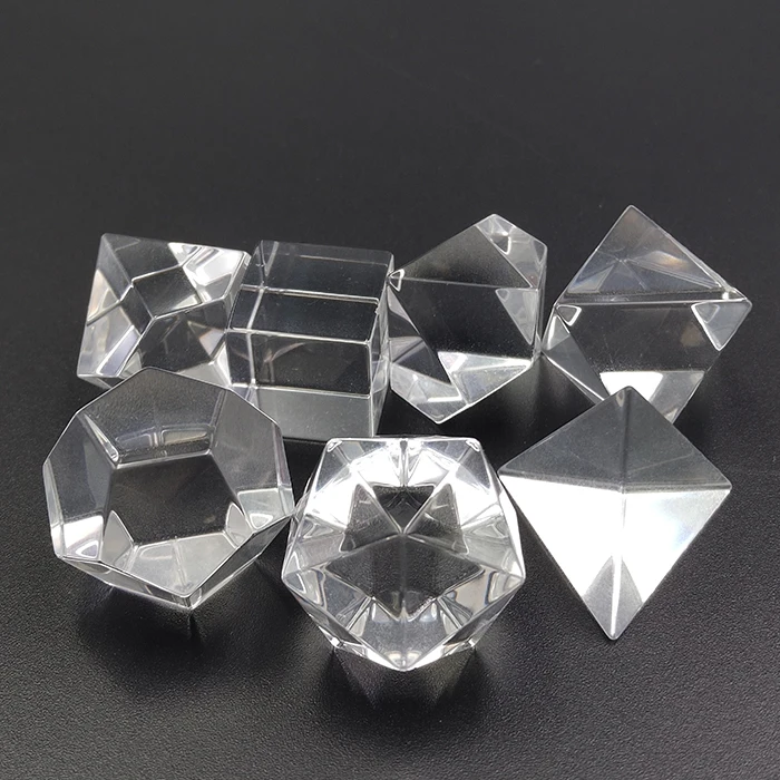 Custom transparent gemstone dice factory  table RPG games adult game dice dnd entertainment
