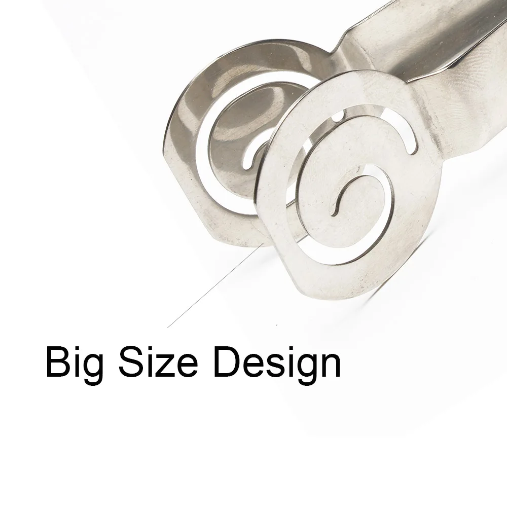 Высококачественное бытовое чайное обслуживание, щипцы из нержавеющей стали для чайных пакетиков, щипцы для любителей чая